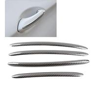 Qqmora Embellecedor de la Cubierta de la Manija de la Puerta del Automóvil Reemplazo Elegante de Acero Inoxidable para Serie 5 F10 F11 F07 F18 2011-2017 Protege contra Rayones 4PCS