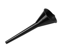 Qqmora Embudo de Filtro de Combustible de Plástico Negro, Fácil de Limpiar, Mejora el Rendimiento del Motor para Infusión de Aceite de Motor de Coche, Gasolina y Diésel