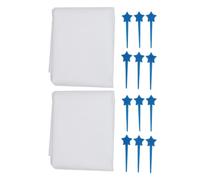 Qqmora Esteras de Picnic Grandes, Tela No Tejida Impermeable, Paquete de 2 para Acampar, Cenas Familiares y Eventos Al Aire, 150x200cm