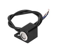 Qqmora Interruptor Universal de Manillar de Motocicleta de 10 Mm con Control de Encendido/apagado de Luz Azul para Motocicletas de 12 V ATV Bicicletas Eléctricas Aleación de Aluminio Impermeable 1