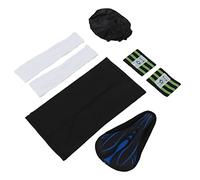 Qqmora Juego de Asiento de Bicicleta Cojín Ergonómico Transpirable para del Dolor en Bicicleta de Montaña con Material de Silicona 1 Unidad (#1)