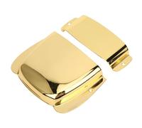 Qqmora Juego de Cubierta de Puente para Pastilla, Cubierta Protectora de Hierro Premium para Accesorios de Instrumentos de bajo de Jazz, Duradera y Fácil de Instalar (Oro)