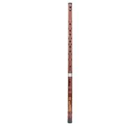 Qqmora Juego de Flauta de bambú Amargo, Instrumento Tradicional de 2 Secciones de 67x2,8 Cm para Interpretación y Principiantes, bambú Seco de 5 Años