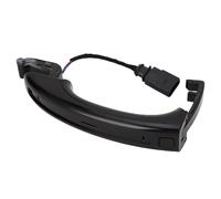 Qqmora Juego de Manijas de Puerta Exterior Elegante Diseño Contorneado Galvanizado de Alto Brillo Material ABS Reemplazo Directo para Autos SUV 4PCS 4L0837205B 4L0837205A