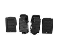 Qqmora Juego de Rejillas de Ventilación de CA Delanteras de 4 Piezas para 2005-2015, Kit de Salida de Aire de Tablero de Plástico Duradero