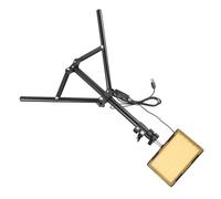 Qqmora Kit de Iluminación de Video LED con Ajustable | Brillo ajustable, 9 filtros de color, Adecuado para fotografía en interiores