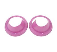 Qqmora Kits de Deflectores de Altavoz para Coche de 6,5 Pulgadas, Mejora de la Calidad del Sonido de Silicona Duradera, Protege los Altavoces para Coche y RV, 2 Piezas