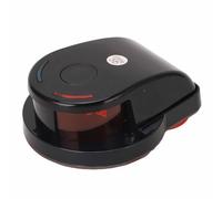 Qqmora Luz de Lazo Lateral de la Embarcación de Dual Color Dual de Alto Color IP67 Luces de Señal Marina Anti Agua para Barcos de Yates (Negro)