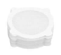Qqmora Mesh Hair Catcher Stickers Strong Adhesive Drain Sticker for Bathroom Shower Bathtub Kitchen Sink 50PCS