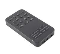 Qqmora Mini Tarjeta de Sonido Cambiador de Voz Universal USB Computadora Teléfono Juego Transmisión en Hombre Mujer Bebé Loli Efectos de Voz Cambiador de Sonido con 12 Modos