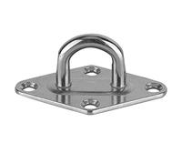 Qqmora Ojo de Almohadilla de Diamante de Acero Inoxidable 304 de Alta Resistencia, Grado Marino para Accesorios de Yate, 5mm, 6mm, 8mm, 10mm (Zeus 11-8 (8mm))