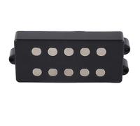 Qqmora Pastilla de bajo de 5 Cuerdas Diseño de Metal de Doble Bobina Profesional para un Rendimiento de Sonido Dinámico