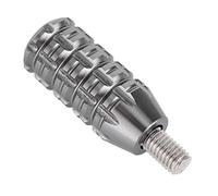 Qqmora Pedal de Palanca de de Marchas Ampliador de Aleación de Aluminio CNC Resistente y Duradero para Street Scrambler Bonneville T100 Accesorio de Motocicleta 1 X (Gris)