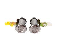 Qqmora Pickup 1984 1998 Replacement Door Lock Cylinder Set Metal for Driver Passenger Side Material 2x Keys for Easy Installation
