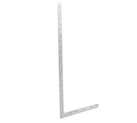 Qqmora Regla de ángulo Recto de Acero Inoxidable de Alta Precisión, Herramienta de Medición Fácil de Leer para Arquitectos Constructores, 2 Cm de Ancho (500mm*250mm)