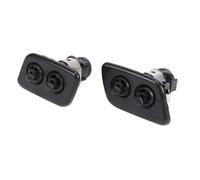 Qqmora Rociador de Chorro con Boquilla de Lavado de Faros, OEM 61678360661 61678360662 Reemplazo para 525i 528i 530i 540i M5 Base E39, Plug and Play con Aplicación de Fluido Precisa