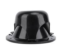 Qqmora RV Plumbing Vent Cap Odor Resistant High Strength ABS Plastic Roof Vent Cover for Trailer Motorhome Campervan 5 1/4 Inches Base Diameter (Black)