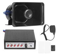 Qqmora Sirena de 5 Tonos ,bocina de Advertencia electrónica de 12 V ,Altavoz de Sirena Fuerte ,Alarma de Advertencia de Coche para Piezas de Repuesto para Accesorios de Coche ,bocina