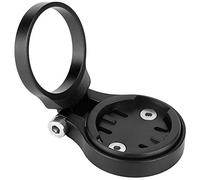 Qqmora Soporte Ajustable para Bicicleta Edge 1000 820 810 520, Ordenador GPS, Aleación de Aluminio Duradera, 1 Unidad (Negra)