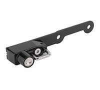 Qqmora Soporte de Bloqueo del Casco de Motocicleta Antitheft Aluminio Alejo Seguro Celmet Bloqueo para Z900RS Café Accesorio de Motocicletas Negro 18.5x4.3cm con 2 Teclas
