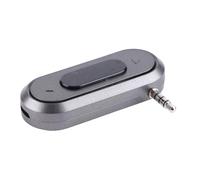 Qqmora Transmisor FM Portátil para Teléfono Móvil con Cabezal de de 3,5 Mm con Batería de 300 MAh, Llamadas Manos Libres, Memoria de última Frecuencia para una Conducción Segura