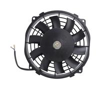 Qqmora Ventilador de Refrigeración Eléctrico Universal Delgado de 7 Pulgadas, de Vaivén Eficiente para Coches, ABS de Metal