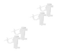 QQNQQ Soportes for Barras de Cortina, Soportes for, rieles for Cortinas, for con Clip, sin Clavos, for, for Perforaciones