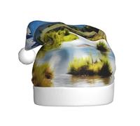 qqoupp Grand Teton - Gorro de Navidad con patrón de parque nacional para adultos, para Navidad, Halloween, Año Nuevo, ventas, promociones