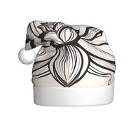 qqoupp Sombrero de Navidad con patrón de flor de loto para adultos, para Navidad, Halloween, Año Nuevo, ventas, promociones