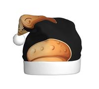 qqoupp Sombrero de Navidad con patrón de pan de hongos para adultos para Navidad, Halloween, Año Nuevo, ventas, promociones