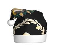 qqoupp Sombrero de Navidad con patrón de pato pequeño leyendo un libro en una corona para adultos para Navidad, Halloween, Año Nuevo, ventas, promociones