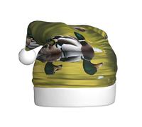 qqoupp Sombrero de Navidad con patrón de patos Mallard para adultos, para Navidad, Halloween, Año Nuevo, ventas, promociones