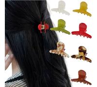 QQY Grandes horquillas, Seis pinzas de mandíbula de pelo grueso con pinzas de garra fuertes Accesorios para mujeres (10)