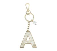 QQY Llavero de Letra Inicial del Alfabeto, Llavero de Letra Inicial para Mujeres Cartera Carteras Carta (A)