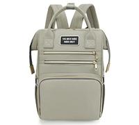 QQYG Bolsos Chic para Mujer Mochilas Mochilas para mamás de Gran Capacidad Mochilas para Mujer,Gris Claro,39 * 25 * 17cm