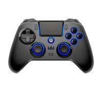 QRD Controlador inalámbrico Spark N5 para PS4 Pro Slim, PS3, PS2, Steam Deck, PC, Windows, Mac, iOS, Android TV Box, joystick de control de efecto Hall con altavoz y micrófono, macro N1 y N2, turbo