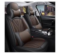 QRDKKL Fundas Asientos Coche para Lincoln Todos Los Modelos para MKZ para MKC para MKX para MKT para Navegador para Cubierta Asiento Coche Aviator(Black Coffee 5 Seat-B)