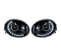 QRDKKL Juego De Faros Delanteros Para VW Para Beetle 2013-2017 Faros Delanteros DRL Lente Proyector Luces Automotrices Para Automóvil Faro Principal