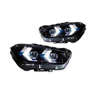 QRDKKL Juego De Faros Delanteros Para X1 F48 Faro Delantero 2016-2023 Faro Delantero DRL Lente Proyector Luces Automotrices Para Automóvil Faro Principal(Halógeno)