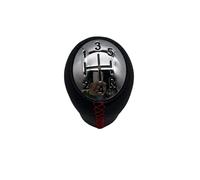 QRDKKL Pomo Palanca De Cambios Coche Para CLIO III Para Megane MK2 Para Scenic MK2 Pomo De Cambio De Marchas Manija De Palanca De Cambios De Coche 5 Velocidades(Red Line)