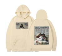 QRDLKERL Sudadera con Capucha de Lauren Spencer Smith The Art of Being A Mess Tour para Hombre y Mujer, de Manga Larga, Estilo Informal y estético.