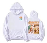 QRDLKERL Sudadera con Capucha de Manga Larga con Estampado gráfico de The Life of A Showgirl, Ropa Informal para Hombre y Mujer