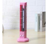 QREZ Ventilador De Torre Silencioso, Ventiladores Oscilante Ventilador De Pie USB 2 Niveles De Velocidad con Luz LED Adecuada para El Hogar Y La Oficina,Rosado
