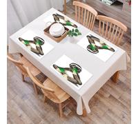 QRFASFZO Juego de 6 PVC Manteles Individuales Lavables,Fácil Limpieza, Antideslizantes, Resistentes al Calor,Perezoso de Dibujos Animados sosteniendo Hojas Verdes y Sonriendo, ilustración per,30x45cm