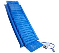 QRFDIAN Sistema con colchón anti-decúbito de bomba silenciosa, colchón de aire anti-decúbito único, colchón de aire anti-decubitus inflable de giro a rayas para el hogar para pacientes paralizados