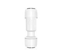 Qrity 1 Piezas 1/4" válvula de Retención Unidireccional, 1/4" Conector para Tubo de Nevera, Adecuado para sistemas de ósmosis inversa