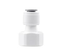 Qrity 1 Piezas Accesorio de Filtro Agua RO, 1/2" Hembra a 5/16" Conector Rápido de Inserción, para Refrigeradores, Sistemas de Ósmosis Inversa