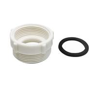 Qrity 1 Piezas Fregadero de Cocina Reductor de Tubo de Desagüe 39mm Hembra a 46mm Rosca Macho Fregadero de Cocina Cesta de Desecho Conector de Desecho