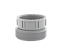 Qrity 1 Piezas Fregadero de Cocina Reductor de Tubo de Desagüe 45mm Hembra a 58mm Rosca Macho Fregadero de Cocina Cesta de Desecho Conector de Desecho