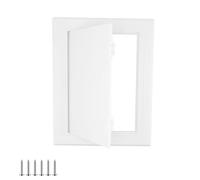 Qrity 1 Piezas Panel de Acceso de 6x8 Pulgada(150×200mm), Escotilla de Inspección de Plástico ABS, Pintable Puertas de Contadores, para Fontanería Pared y Techo
